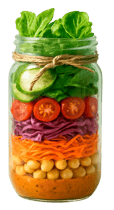 Salada no Pote
